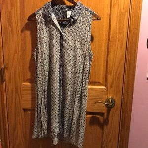 H&M DIVIDED western themed dress